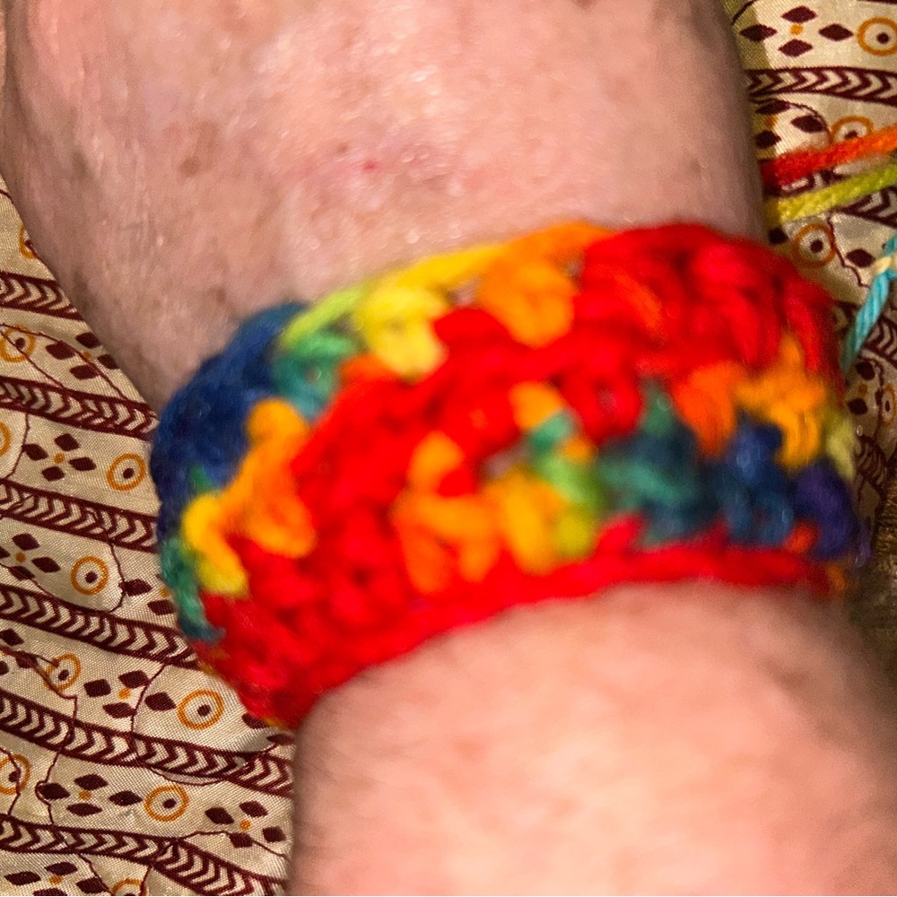 Colorful Crochet Bracelet Unisex
